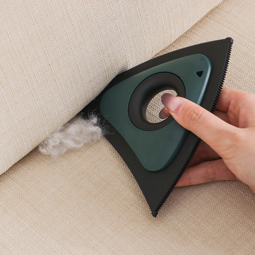 1PC Pet hair remover, cat and dog bed hair remover brush, household carpet and sofa triangular hair adhesive